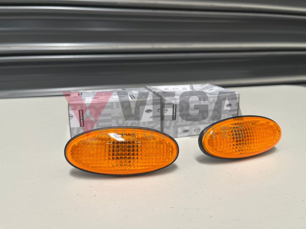 Front Guard Indicator Set (2-Piece) To Suit Nissan Silvia S14 Exterior