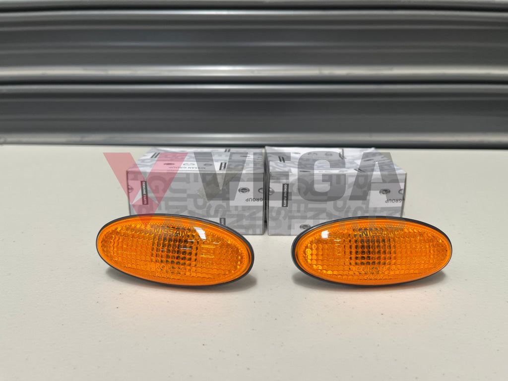 Front Guard Indicator Set (2-Piece) To Suit Nissan Silvia S14 Exterior