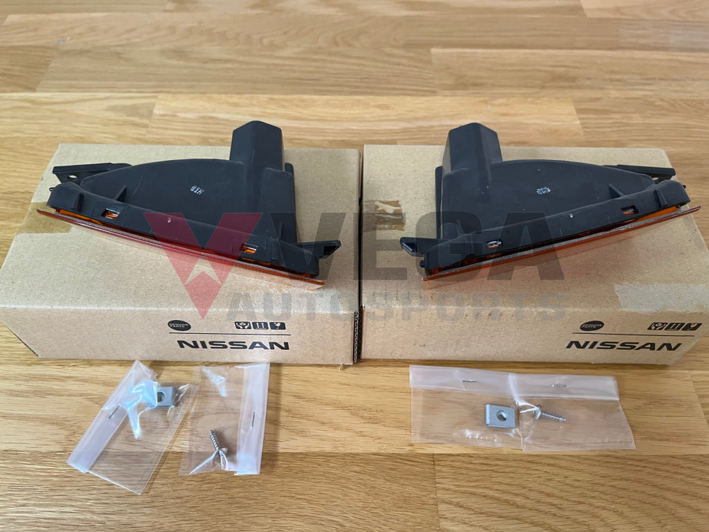 Front Indicator Extension Set Rhs / Lhs To Suit Nissan Silvia S14 Jdm Series 2 Electrical