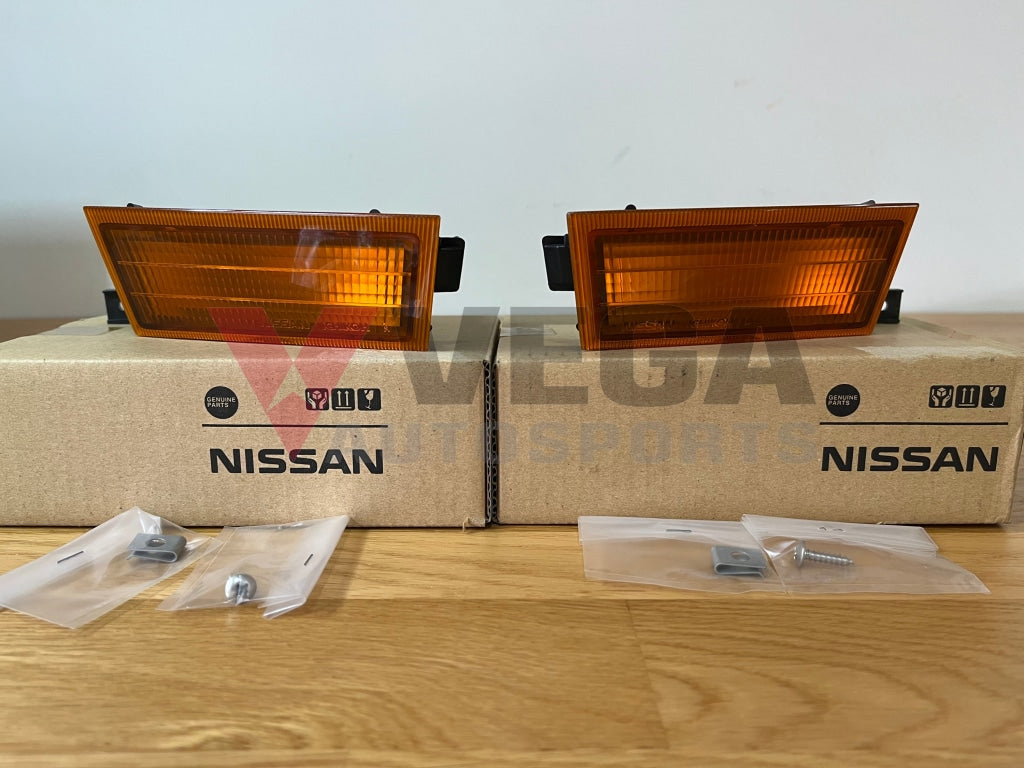 Front Indicator Extension Set Rhs / Lhs To Suit Nissan Silvia S14 Jdm Series 2 Electrical