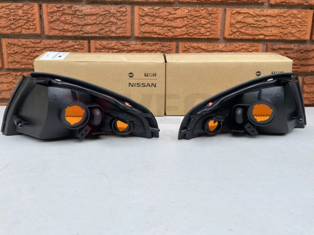Front Indicator Housing Lens Set to suit Nissan Skyline R32 GTR - Vega Autosports