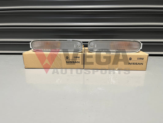 Front Indicator Set (Clear) To Suit Nissan 200Sx S14 Series 2 (S14A Aus / Uk) Exterior