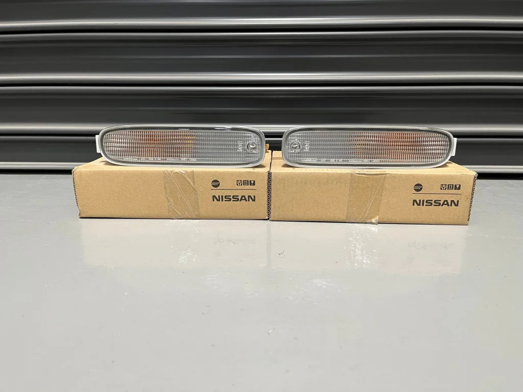 Front Indicator Set (Clear) To Suit Nissan 200Sx S14 Series 2 (S14A Aus / Uk) Exterior