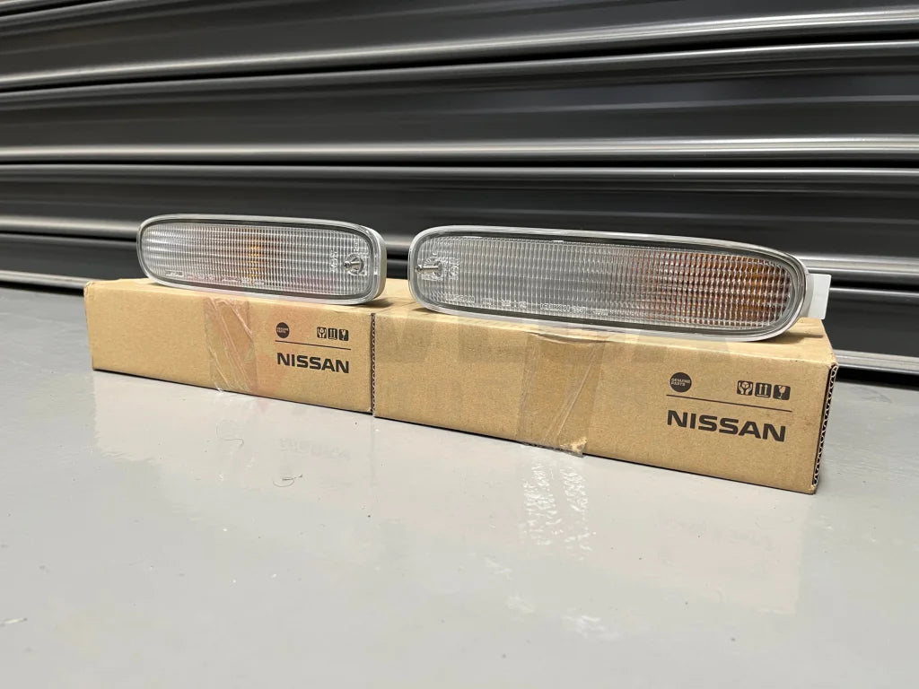 Front Indicator Set (Clear) To Suit Nissan 200Sx S14 Series 2 (S14A Aus / Uk) Exterior