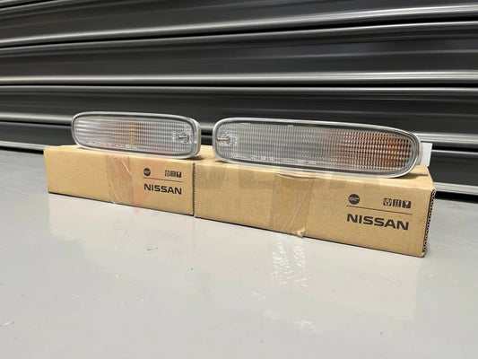 Front Indicator Set (Clear) To Suit Nissan 200Sx S14 Series 2 (S14A Aus / Uk) Exterior