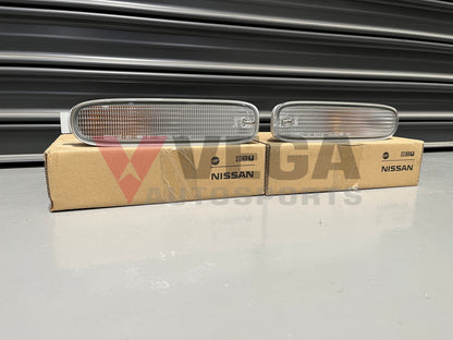 Front Indicator Set (Clear) To Suit Nissan 200Sx S14 Series 2 (S14A Aus / Uk) Exterior