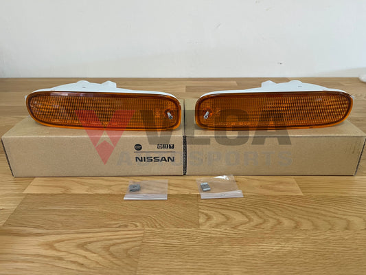 Front Indicator Set Rhs / Lhs To Suit Nissan Silvia S14 Adm Models Electrical