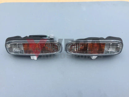 Front Indicator Set RHS / LHS to suit Toyota Supra JZA80 Series 2 96-02 81510-80086 / 81520-80086 Electrical