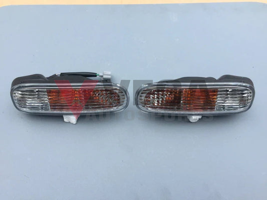 Front Indicator Set RHS / LHS to suit Toyota Supra JZA80 Series 2 96-02 81510-80086 / 81520-80086 Electrical