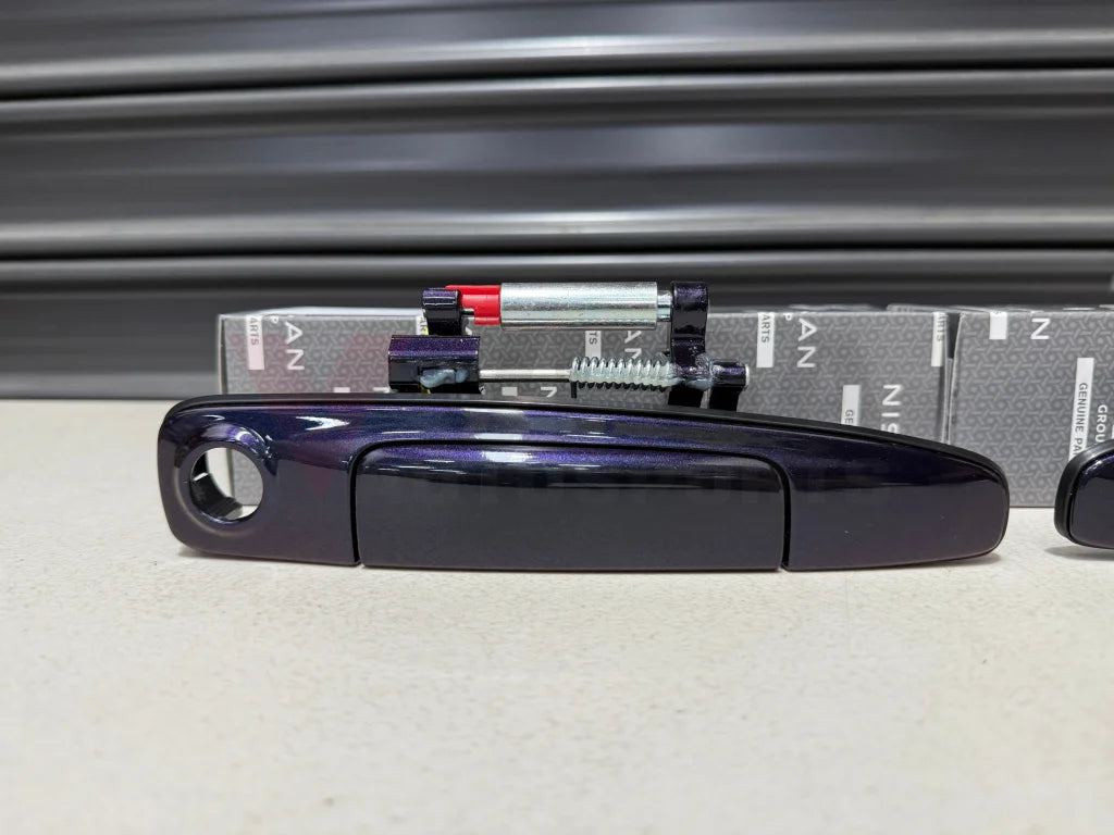 Front Outer Door Handle Assembly (RHS & LHS) LV4 to suit Nissan Skyline R34 GTR / GT-T / GT-V Exterior