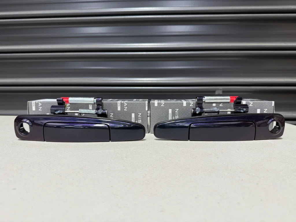 Front Outer Door Handle Assembly (RHS & LHS) LV4 to suit Nissan Skyline R34 GTR / GT-T / GT-V Exterior