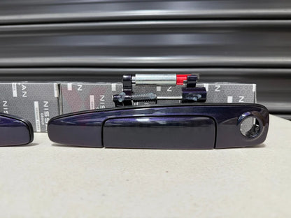Front Outer Door Handle Assembly (RHS & LHS) LV4 to suit Nissan Skyline R34 GTR / GT-T / GT-V Exterior