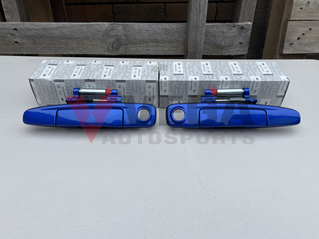 Front Outer Door Handle Assembly (Rhs & Lhs) Tv2 To Suit Nissan Skyline R34 Gtr / Gt-T Gt-V Exterior