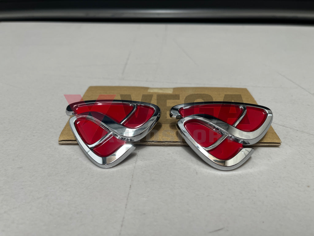 Front / Rear Red Efini Emblem To Suit Mazda Rx7 Fd3S 93-02 (F100-51-731A-10) Emblems Badges And