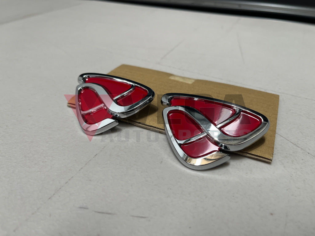 Front / Rear Red Efini Emblem To Suit Mazda Rx7 Fd3S 93-02 (F100-51-731A-10) Emblems Badges And