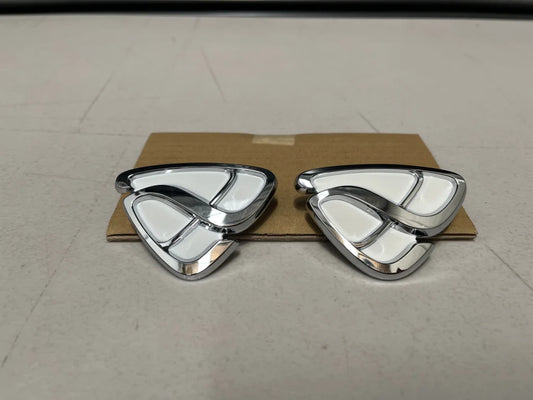 Front / Rear White Efini Emblem To Suit Mazda Rx7 Fd3S 93-02 (F100-51-731A-03) Emblems Badges And