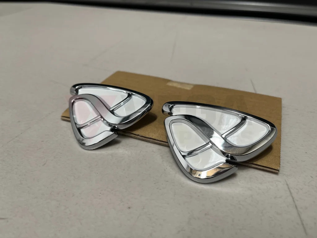 Front / Rear White Efini Emblem To Suit Mazda Rx7 Fd3S 93-02 (F100-51-731A-03) Emblems Badges And