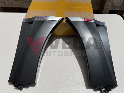 Front RHS & LHS Fender Molding Garnish Set to suit Subaru WRX STi 2011-2014 GRF GVF - Vega Autosports