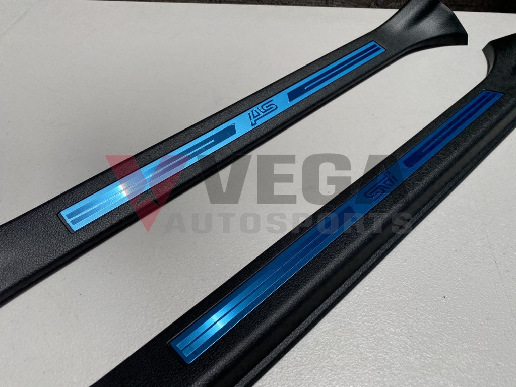 Front Scuff Plate Set (RHS & LHS) to suit Subaru WRX STI VAF 2015 ~ Onwards - Vega Autosports