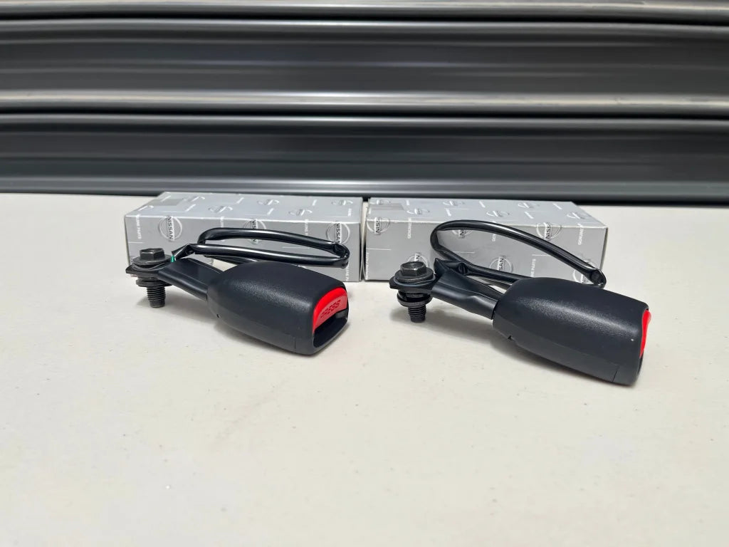 Front Seat Belt Buckle Set (Rhs And Lhs) To Suit Nissan R34 Gtr / Gtt Gt4 86842-Aa010 Interior