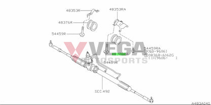 Front Steering Rack Bush (LHS) to suit Nissan Silvia S14 54445-65F00 Steering and Suspension