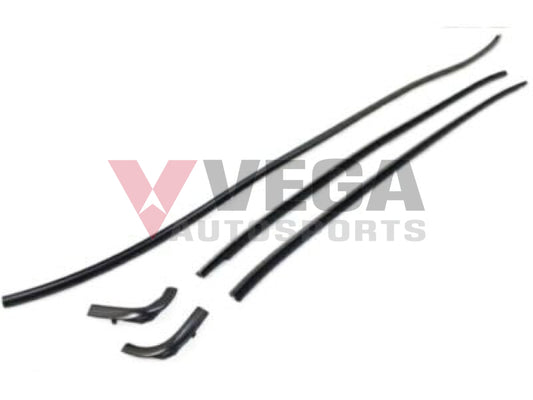 Front Windscreen Moulding Set To Suit Nissan Silvia S13 / 180Sx 72750-52F10 Body Mouldings Seals