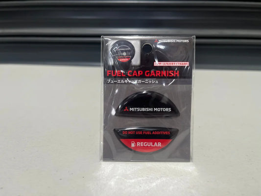 Fuel Cap Garnish Mitsubishi Regular Octane To Suit Various Models - Srg10037R Emblems Badges And