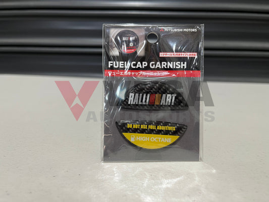 Fuel Cap Garnish Ralliart High Octane To Suit Various Mitsubishi Models - Srg20013H Emblems Badges