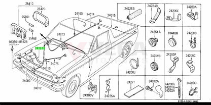 Fusible Link to suit Datsun 1200 Sunny Truck 81.10-89.10 24022-G1900 Electrical