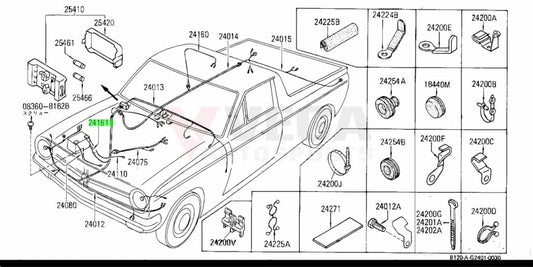Fusible Link to suit Datsun 1200 Sunny Truck 81.10-89.10 24022-G1900 Electrical