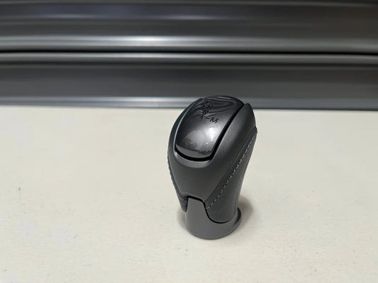 Gear Shift Knob (Black Leather - Grey Stitching) To Suit Nissan Skyline R35 Gtr 34910-Kb50A Interior