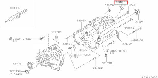 Gearbox Breather To Suit Nissan R32 / R33 R34 Silvia S13 S14 S15 And 180Sx Models 38322-41G00