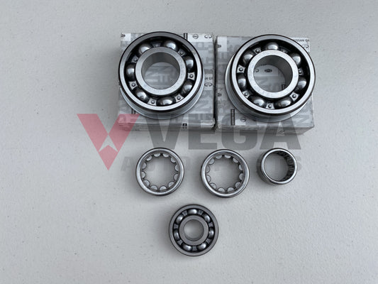 Gearbox Main shaft and Counter shaft Bearing Set (6-piece) to suit Nissan Skyline R32 / R33 GTR RB26, RB25 and Z32 Gearbox - Vega Autosports