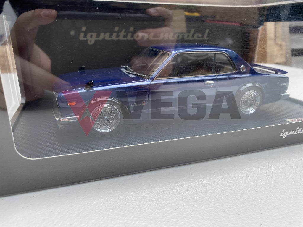 Genuine Ignition 1/18 Nissan Skyline 2000 GTR KPGC10 - Blue IG0773 - Vega Autosports