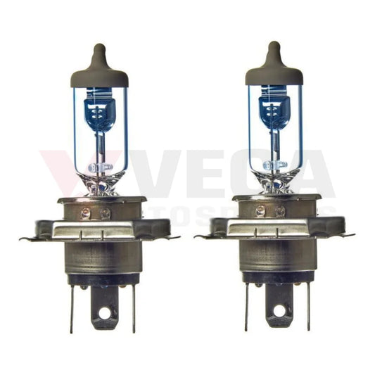 Genuine Koito H4 V-White Halogen 12V-60/55W 3700K Globe Set Electrical
