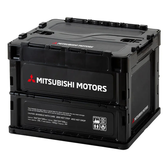 Genuine Mitsubishi 20L Folding Crate Genuine Mitsubishi Merchandise