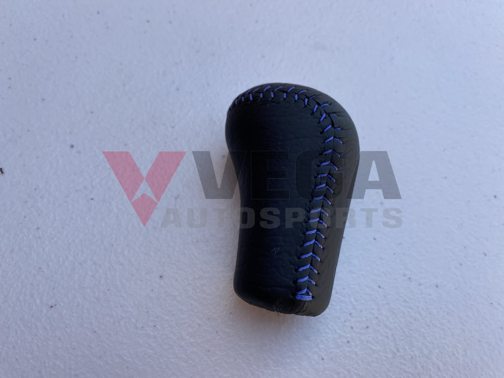 Genuine Mitsubishi Shift Knob (Blue Stitching) to suit Mitsubishi Lancer Evolution 5 / 6 GSR CP9A - Vega Autosports