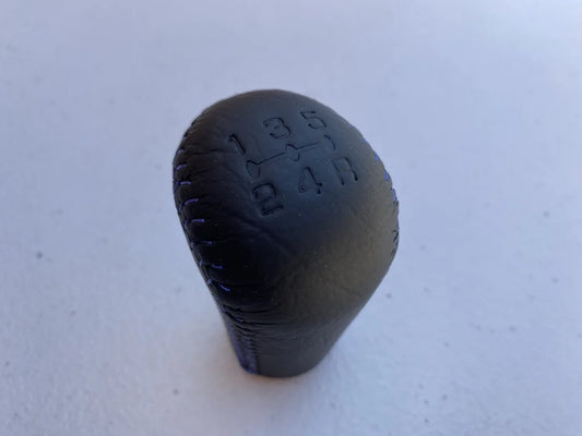 Genuine Mitsubishi Shift Knob (Blue Stitching) to suit Mitsubishi Lancer Evolution 5 / 6 GSR CP9A - Vega Autosports