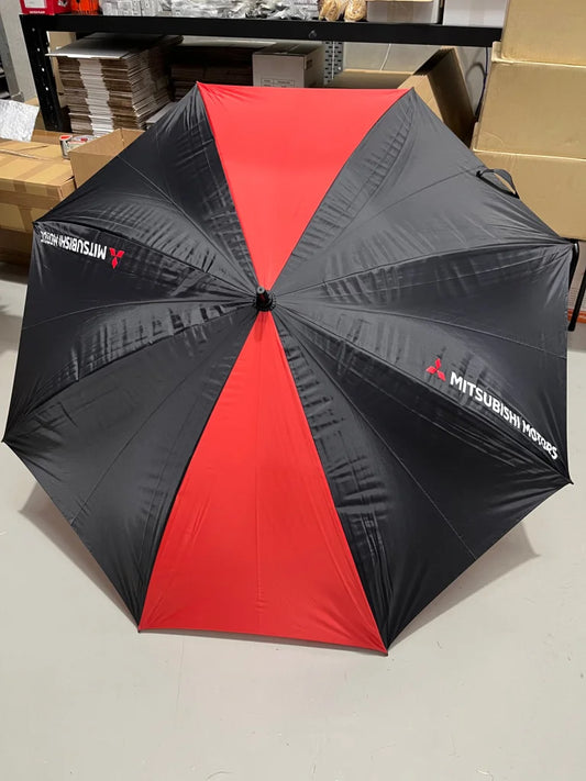 Genuine Mitsubishi Umbrella Motors Black/Red Merchanandise