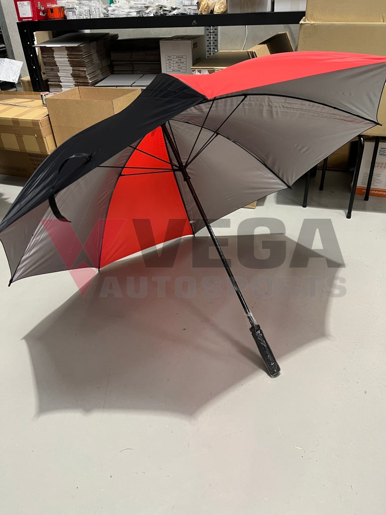 Genuine Mitsubishi Umbrella Motors Black/Red Merchanandise