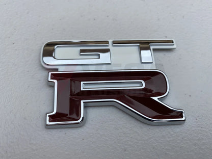 Genuine Nismo Heritage GTR Boot Lid Badge to suit Nissan Skyline R32 GTR (Crystal White) - Vega Autosports