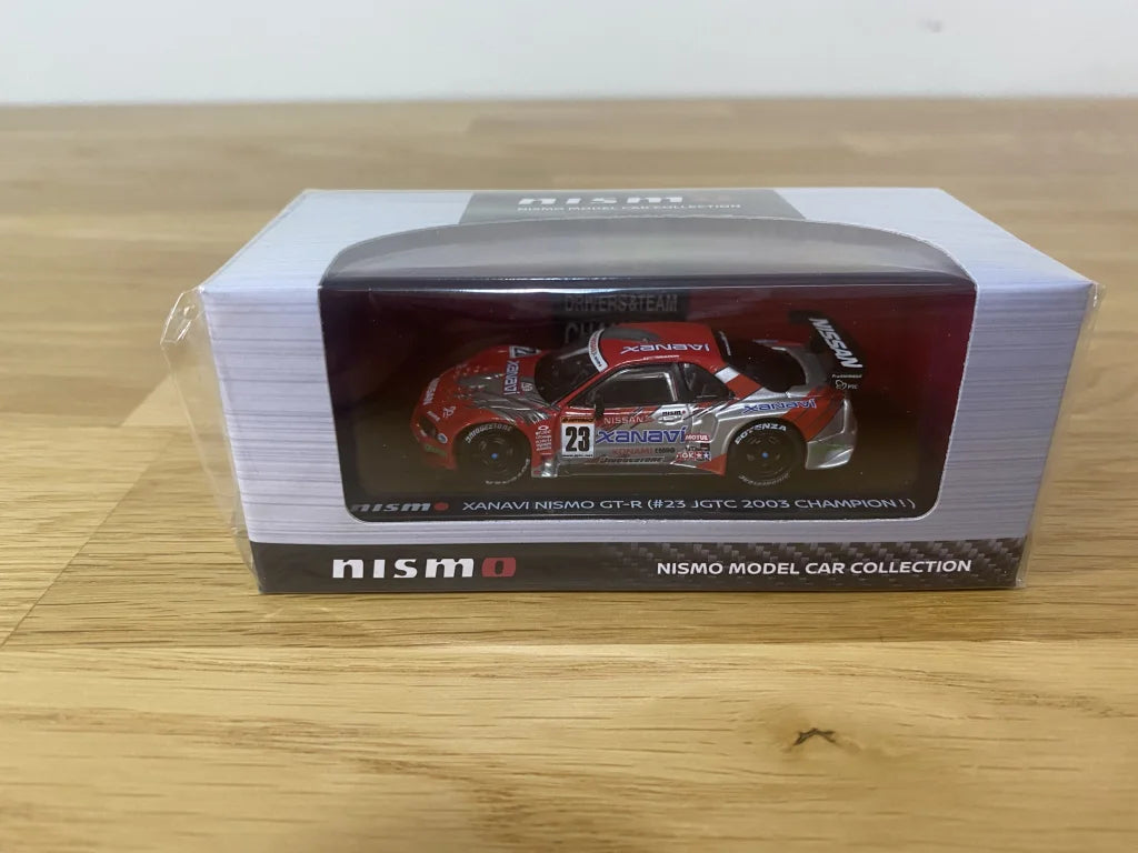 Genuine Nismo Xanavi Gt-R (#23 Jgtc 2003) Model 1/64 Scale Nissan Merchandise