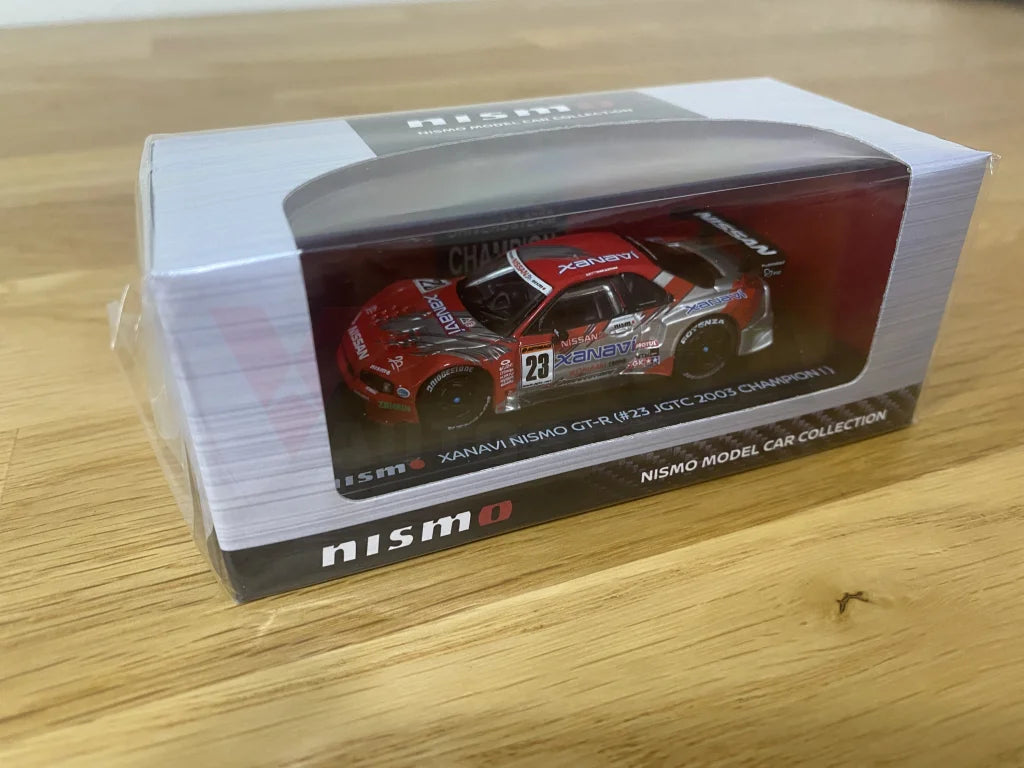 Genuine Nismo Xanavi Gt-R (#23 Jgtc 2003) Model 1/64 Scale Nissan Merchandise