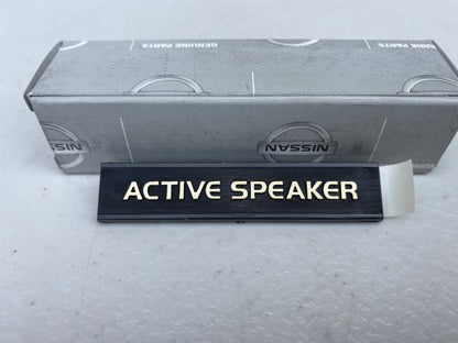 Genuine Nissan 'Active Speaker' Rear Speaker Emblem to suit Nissan Skyline R32 Models / Silvia S13 / 180SX - Vega Autosports