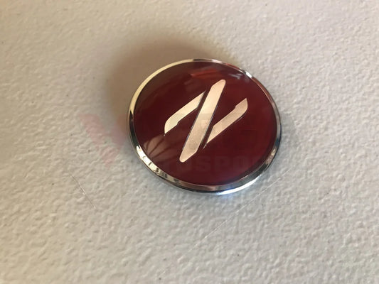 Genuine Nissan Bonnet Hood Emblem (Red) to suit Nissan Skyline 300ZX Z32 - Vega Autosports