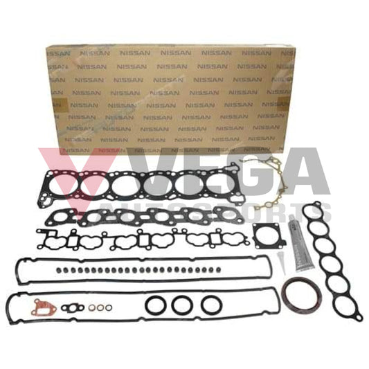 Genuine Nissan Complete Engine Gasket Kit to suit Nissan Skyline R33 GTS25 / GTS25-t - RB25DE & RB25DET - Vega Autosports