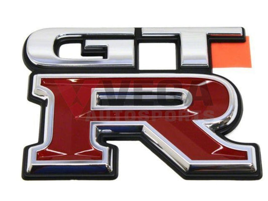 Genuine Nissan 'GTR' Emblem Trunk Boot Rear to suit Nissan Skyline R33 GTR - Vega Autosports