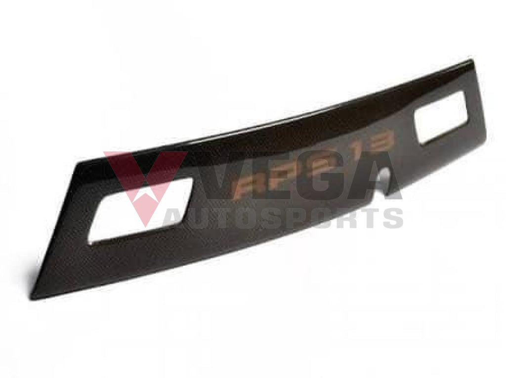 Genuine Nissan JDM Carbon Fibre Centre Rear Garnish - Nissan RPS13 180SX - Vega Autosports