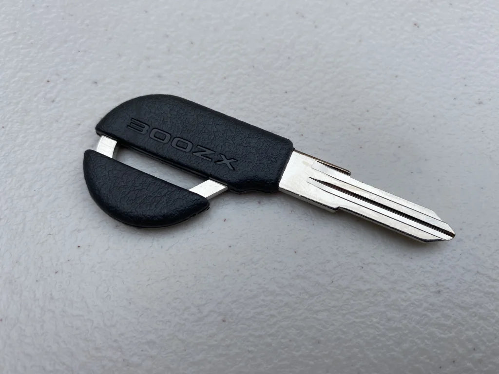 Genuine Nissan Master Key Blank Uncut Black to suit 90-96 300ZX Z32 - Vega Autosports