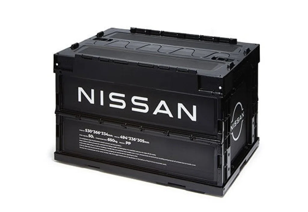 Genuine Nissan Merchandise 50L Container Crate - Black Kwa6A-00T30